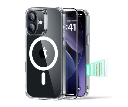 Etui do telefonów ESR Classic Hybrid Magsafe & Tempered Glass do Iphone 17 Clear 4894240288566